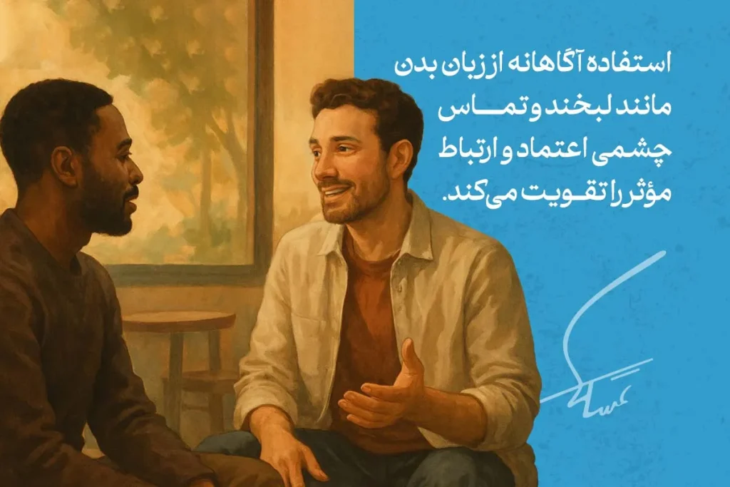 زبان بدن دست به سینه در افراد ممکن است نشان‌دهنده احساسات منفی یا ایجاد فاصله باشد، مخصوصاً در محیط‌های اجتماعی.